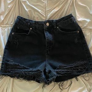 TOPSHOP MOTO MOM SHORT